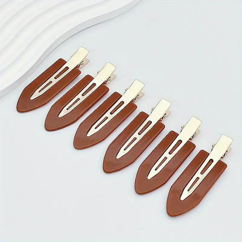 Pinzas para el cabello con láminas acrílicas