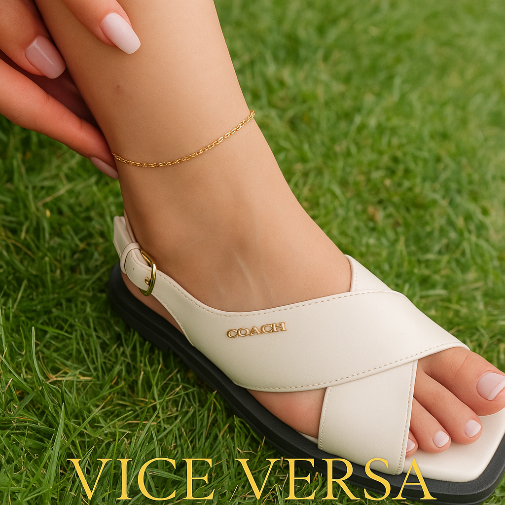 Women's simple Anklet gold plated 24k