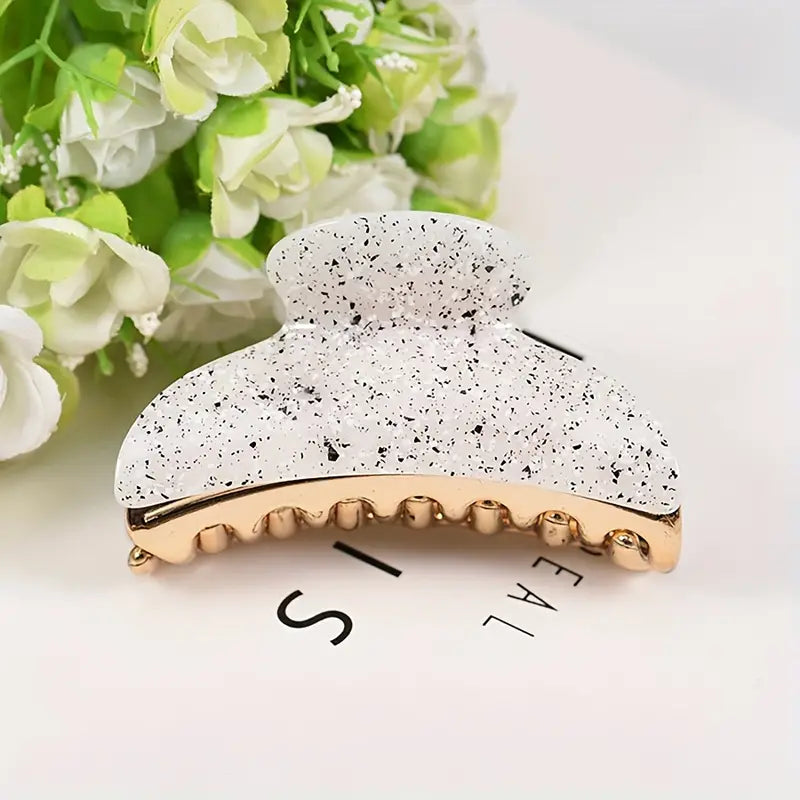 Elegant Solid Hair Claw Clip