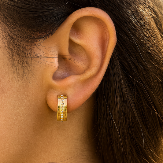 Huggies Zircons Earrings