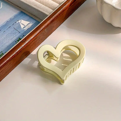Love Heart Hollow Hair Claw