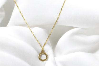 Delicate Gold Filled 18K Necklace Small Charm Different Styles