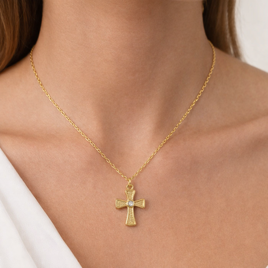 Delicate Gold Filled 18K Necklace Small Charm Different Styles