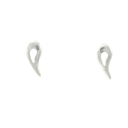 Small Drops Silver Plated Stud Earrings