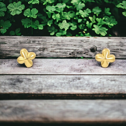Little Stars Stud Earrings Gold plated  24K