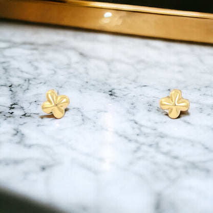 Little Stars Stud Earrings Gold plated  24K